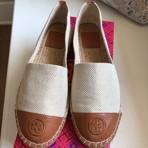 New in Box Tory Burch Color Block Espadrilles